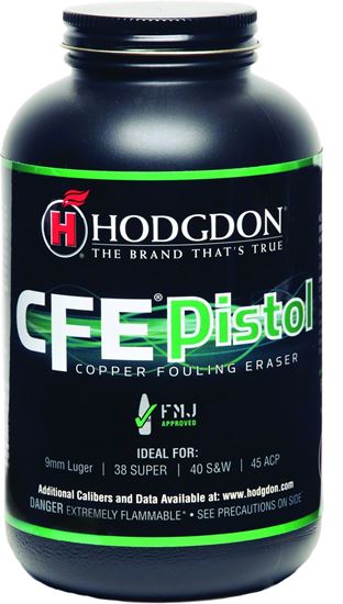 Picture of Hodgdon PST1 CFE Pistol Smokeless Pistol Powder 1 LB Can State Laws Apply