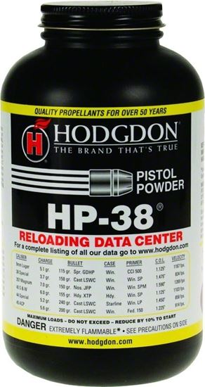 Picture of Hodgdon P381 HP38 Smokeless Pistol Shotshell Powder 1Lb Can State Laws Apply