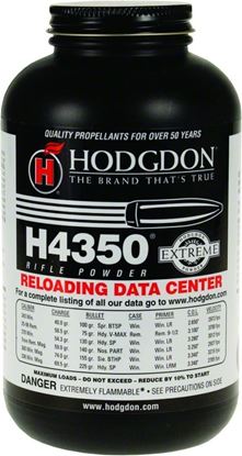 Picture of Hodgdon 43501 H4350 Extreme Smokeless Rifle Powder 1Lb Can State Laws Apply