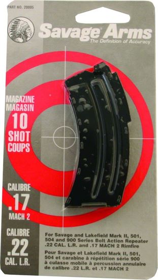 Picture of Savage 20005 Mark II Series Rimfire Magazine 22LR Blue 10Rd