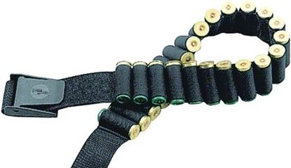 Picture of Uncle Mikes 88051 Cartridge Belt Shotgun Nylon Web Black