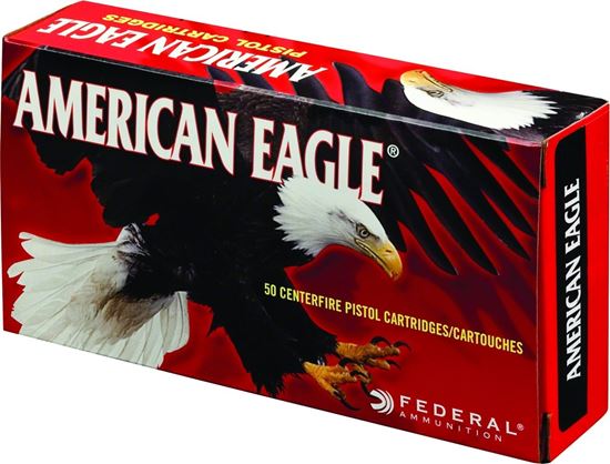 Picture of Federal AE38B American Eagle Pistol Ammo 38 Spec 158Gr 50Rnd Lead RN