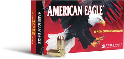 Picture of Federal AE9FP American Eagle Pistol Ammo 9mm Luger 147Gr 50Rnd FMJ FP