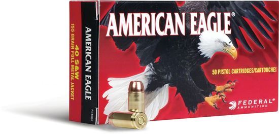 Picture of Federal AE9N2 American Eagle Pistol Ammo 9mm Luger 147Gr 50Rnd TMJ