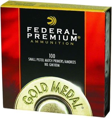 Picture of Federal GM100M Gold Medal Small Pistol Primer 100Ct Match