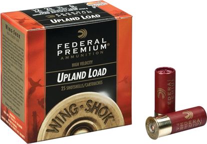 Picture of Federal P258-6 Wing-Shok Magnum Shotshell 20 GA, 3 in, No. 6, 1-1/4oz, 3.44 Dr, 1300 fps, 25 Rnd per Box
