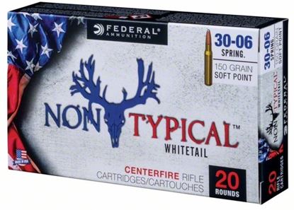 Picture of Federal 3006DT150 Non-Typical Rifle Ammo, 30-06 Spr 150 Gr Soft Point, 20 Round Box