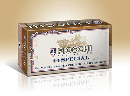 Picture of Fiocchi 44SCA Cowboy Pistol Ammo 44 SPL, LRNFP, 210 Gr, 750 fps, 50 Rnd, Boxed