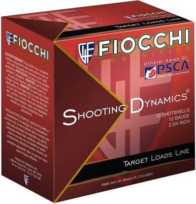 Picture of Fiocchi 12SD18X7 12 GA Shooting Dynamics Shotshells 2-3/4" 1-1/8oz #7.5 Shot 1250 FPS 25Rd/Box