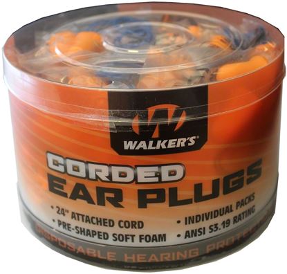 Picture of Walkers Foam Corded Ear Plugs