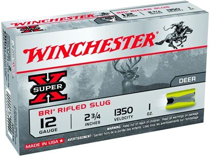 Picture of Winchester XRS12 Super-X Sabot Slugs 12 GA, 2-3/4 in, BRI Sabot, 1oz, 1350 fps, 5 Rnd per Box