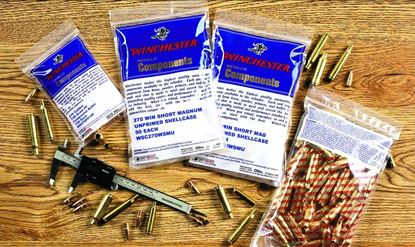 Picture of Winchester WSC2506RU Unprimed Reloading Brass 2506 50Bg