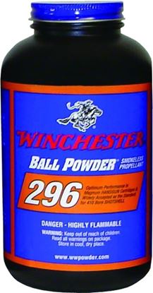 Picture of Winchester 2961 Smokeless Ball Pistol Reloading Powder 1lb Bottle State Laws Apply