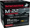 Picture of Winchester S22LRTSU8 M22 Subsonic Rimfire Ammo, 22 LR, 45gr, Black Plated Lead Round Nose 800Rds Bx