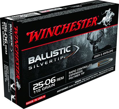Picture of Winchester SBST2506 Supreme Rifle Ammo 25-06 REM, BST, 115 Grains, 3060 fps, 20, Boxed