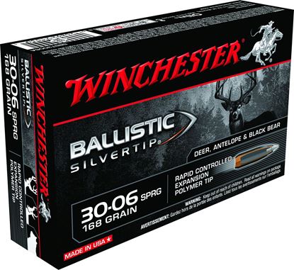 Picture of Winchester SBST3006A Supreme Rifle Ammo 30-06 SPR, BST, 168 Grains, 2790 fps, 20, Boxed