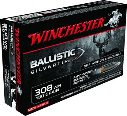 Picture of Winchester SBST308 Supreme Rifle Ammo 308 , BST, 150 Grains, 2810 fps, 20, Boxed