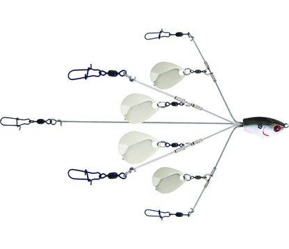 Picture of Yum YUMBLC5TSNR YUMbrella Flash Mob Jr-Colorado Blade 5-Wire Fishing Rig, Floating