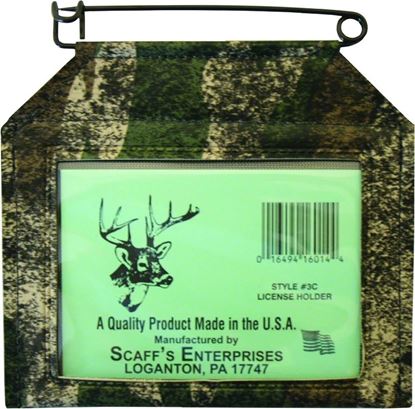 Picture of Scaffs 3C License Holder Vinyl Camo 5-1/8x3-5/8 (434936)