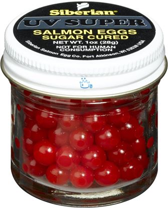 Picture of Siberian 110 UV Super Salmon Eggs FL Red 1oz Jar