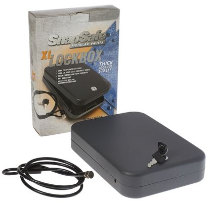 Picture of SnapSafe 75210 Lock Box With Key Lock XL