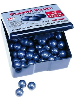 Picture of Thompson Center 16008276 Roundballs 50Cal 100/Pk