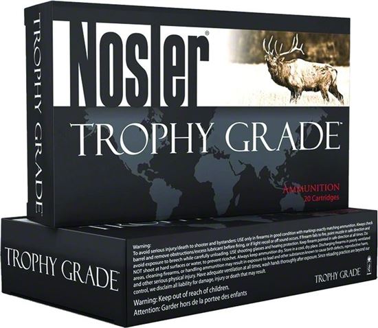 Picture of Nosler 60110 Trophy Grade Long Range Rifle Ammo, 26 Nosler 129gr ABLR (20 ct.)