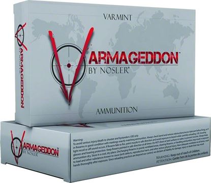 Picture of Nosler 40223 Varmageddon Rifle Ammo 223 REM, FBHP, 62 Grains, 2950 fps, 20, Boxed