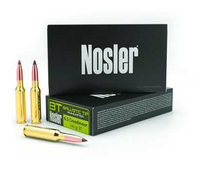 Picture of Nosler 40064 BT Ballistic Tip Rifle Ammo 6.5mm Creedmoor 140Gr 20Ct