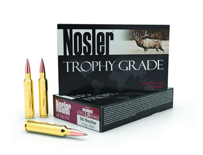 Picture of Nosler 60118 Trophy Grade Long Range Rifle Ammo, 30 Nosler 210gr ABLR (20 ct.)