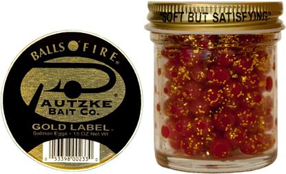 Picture of Pautzke PGOLDL Balls o' Fire Salmon Eggs Gold Label 1 oz (032128)