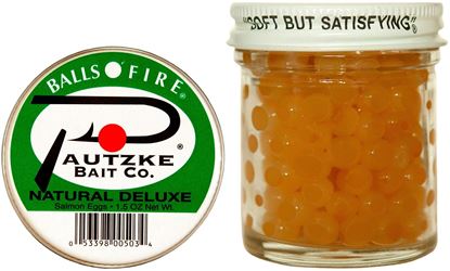 Picture of Pautzke PNATDLX Balls o' Fire Salmon Eggs Natural Deluxe 1oz