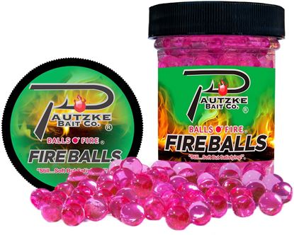 Picture of Pautzke PFBLS/PNK/SHR Fire Balls 1.65oz, Pink/Shrimp