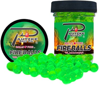 Picture of Pautzke PFBLS/CHT/ANS Fire Balls 1.65oz, Chartreuse/Anise
