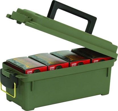 Picture of Plano 121202 Field/Ammo Box, Compact, 13.75" x 5.63" x 5.56", O.D. Green