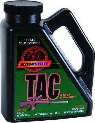 Picture of Ramshot TAC Smokeless Rifle Powder 1Lb State Laws Apply