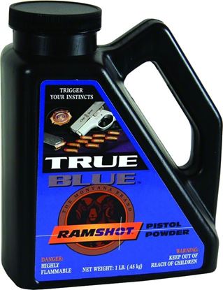 Picture of Ramshot TRUE BLUE Smokeless Pistol Powder 1Lb State Laws Apply