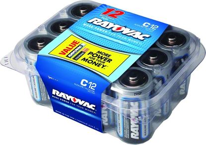 Picture of Rayovac 813-12PPK High Energy Alkaline D Batteries 12 Pack Pro Pack