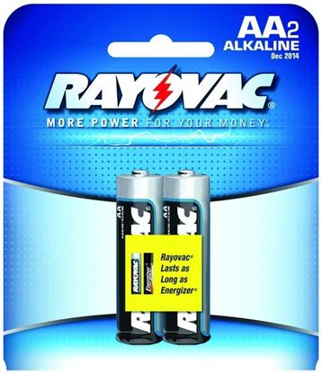 Picture of Rayovac 815-2K High Energy Alkaline AA Batteries 2-Pack