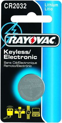 Picture of Rayovac KECR2032 2032 Lithium Keyless Entry Coin Battery 3 Volt 1-Pack
