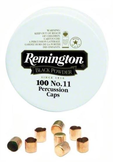 Picture of Remington 22617 #10 Blk Powder Percussion Cap 100Tin