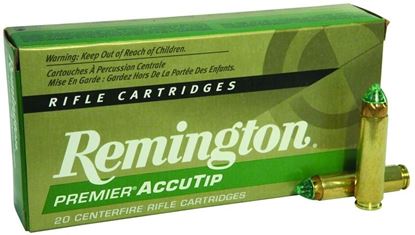 Picture of Remington PRA450B1 Premier AccuTip Rifle Ammo 450 BSHMSTR, AccuTip, 260 Grains, 2180 fps, 20, Boxed