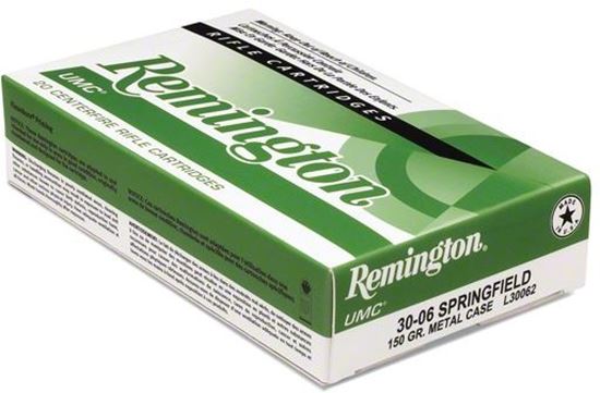 Picture of Remington L223R3A UMC Rifle Ammo 223 REM, Metal Case, 55 Grains, 3240 fps, 200, Boxed