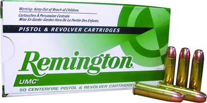 Picture of Remington L38S11 UMC Pistol Ammo 38 SPL, MC, 130 Gr, 800 fps, 50 Rnd, Boxed