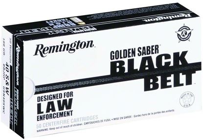 Picture of Remington 29427 GSN9MMCA Golden Saber Black Belt Pistol Ammunition 9MM Luger +P 124 gr. BBJHP 20 rd Bx