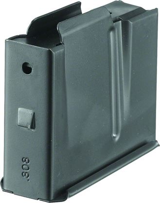 Picture of Ruger 90352 Magazine, Fits Scout and Precision Models, 5 Rnd, Steel. Fits 308 WIN, 6.5 Creed, 243 Win.
