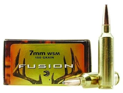 Picture of Fusion F7WSMFS1 Rifle Ammo 7MM WSM, 150 Grains, 3100 fps, 20, Boxed