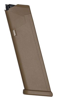 Picture of Glock 47487 Extra Magazine G17 9MM 17 rd Coyote Fits G19X
