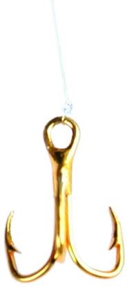 Picture of Eagle Claw Snelled Treble Hook