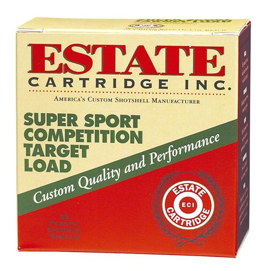 Picture of Estate SS12L-7.5 Super Sport Competition Target Load Shotshell 12 GA, 2-3/4 in, No. 7-1/2, 1-1/8oz, 2-3/4 Dr, 1145 fps